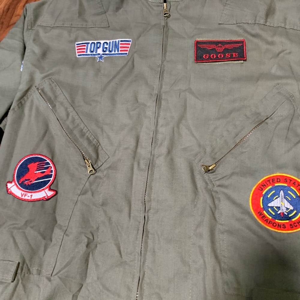 Top Gun Men’s Halloween 🎃 costume size Xl -2XL one piece full zip